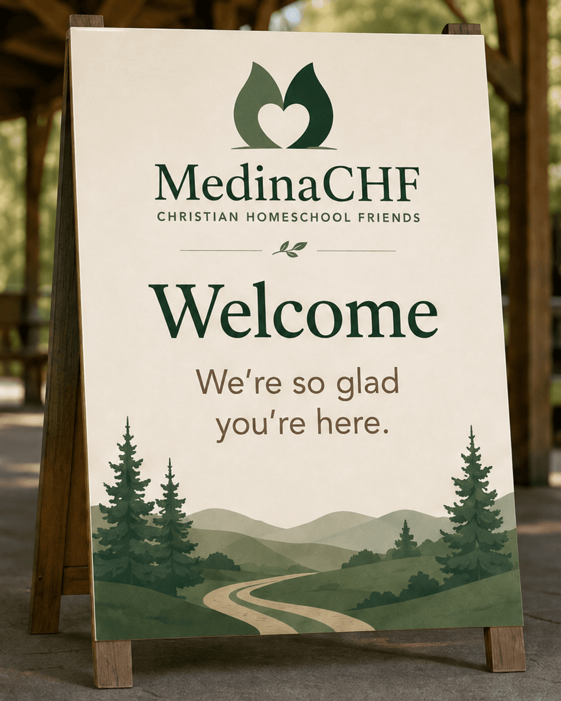 MedinaCHF welcome sign